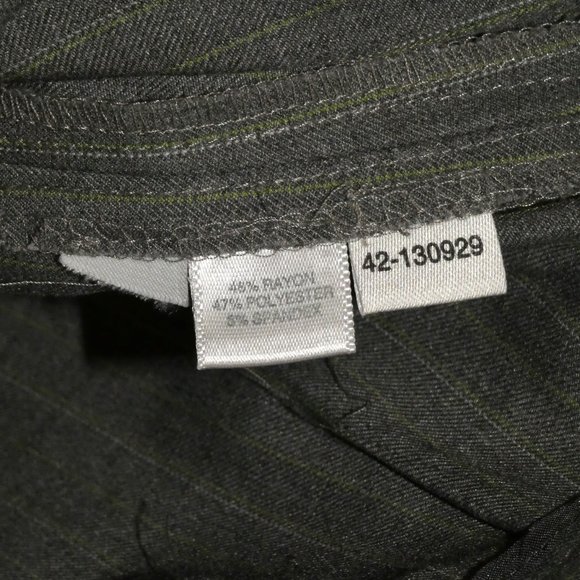 Ann Taylor gray pinstriped dress pants - Picture 6 of 8